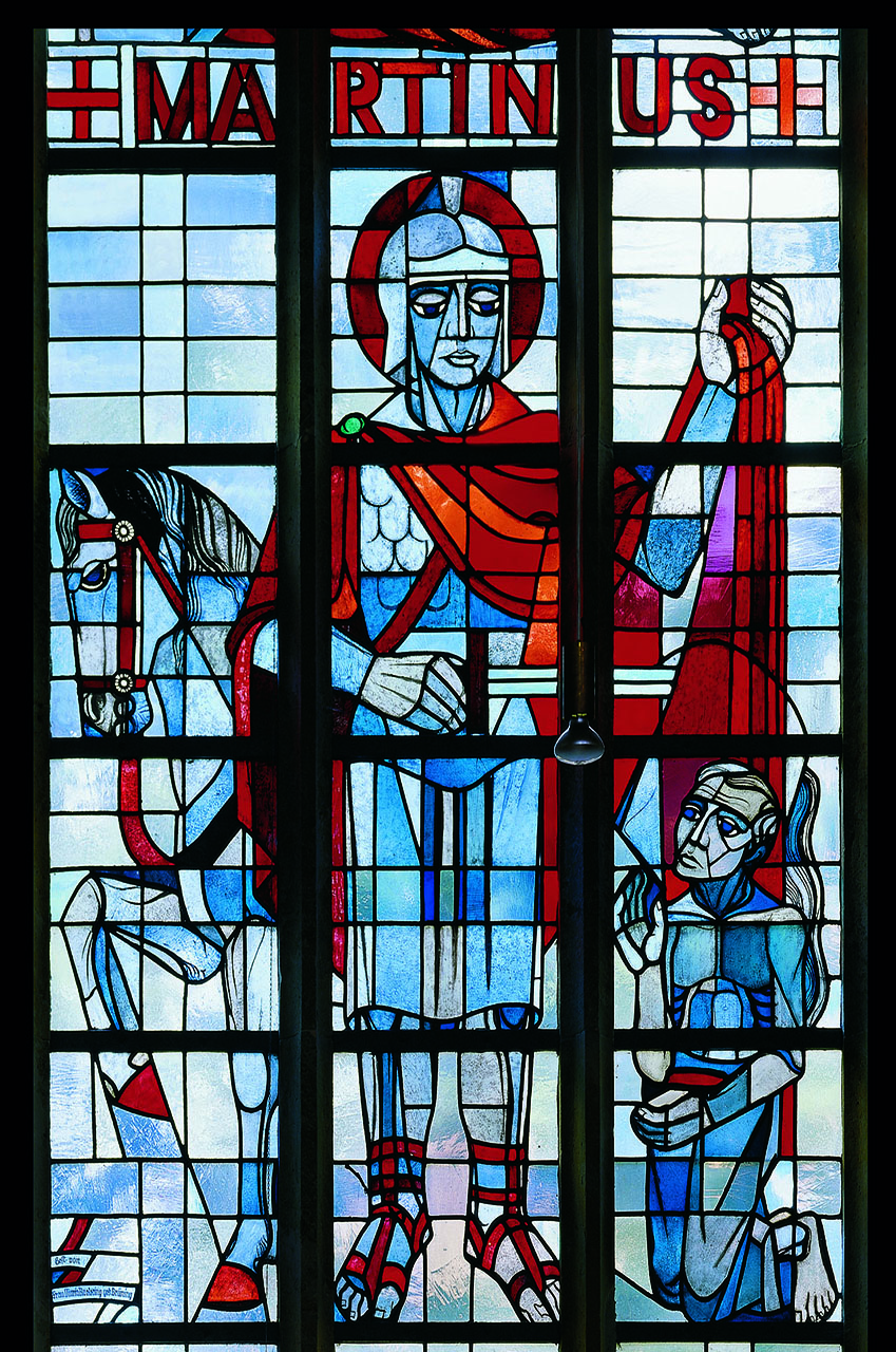 Martinsfenster in der Sendenhorster Pfarrkirche